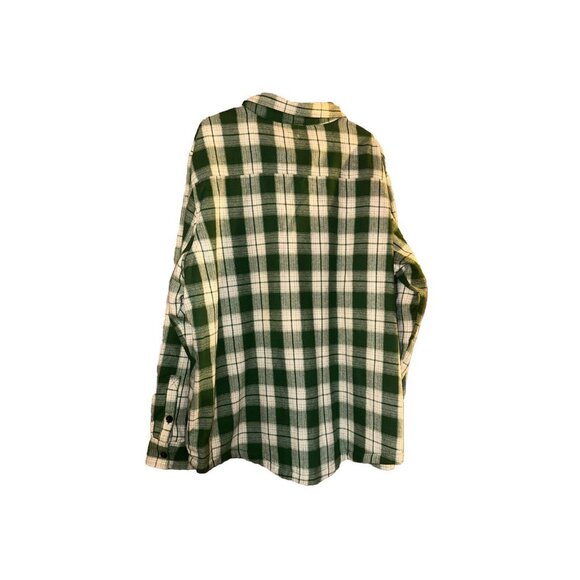Mountain And Isles Plaid Green Flannel Men’s Size XXL Jacket With Soft Lining - Picture 2 of 2